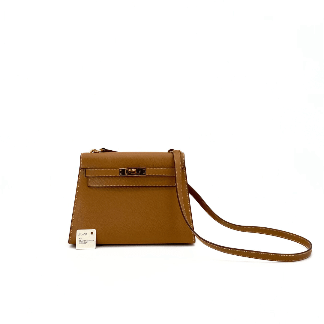 Miro, 1986 Mini K20 Courchevel Epsom Natural with stamp 〇P