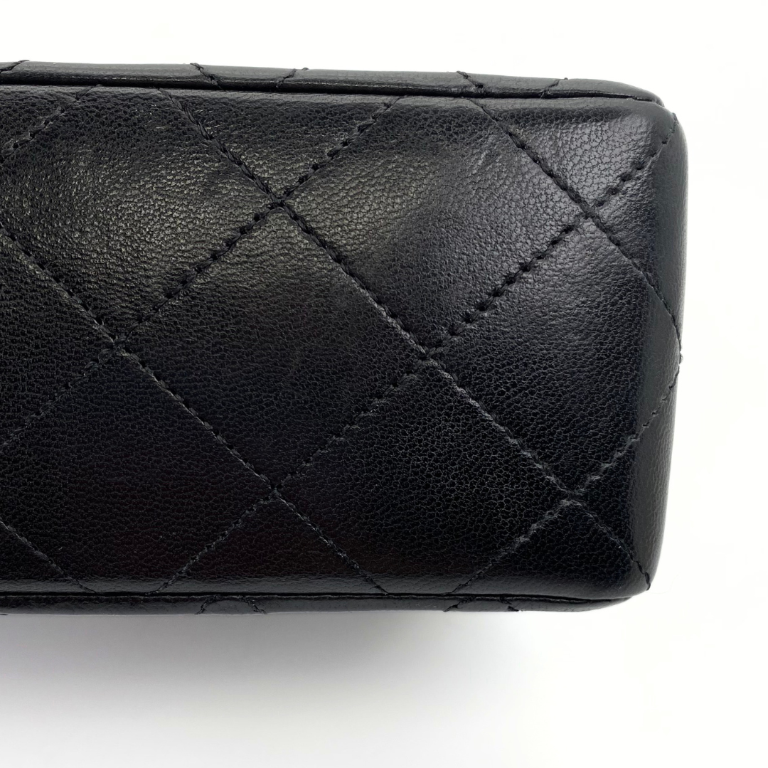 Hayato, 2 Series Mini Sq17 Black Lambskin with Bijoux Chain with seal only