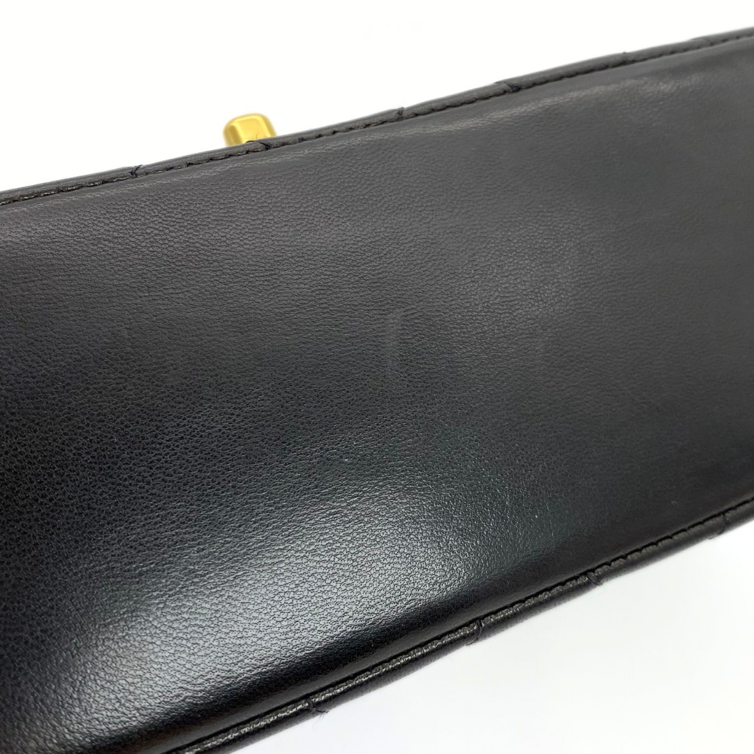 Ichika, 3 Series Small Diana Black Lambskin with seal and card