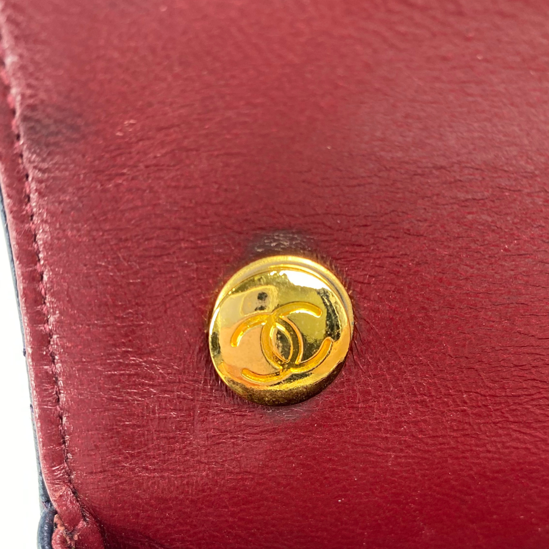 Rorik, 1 Series Mini Circle Coco Navy Lambskin with seal only