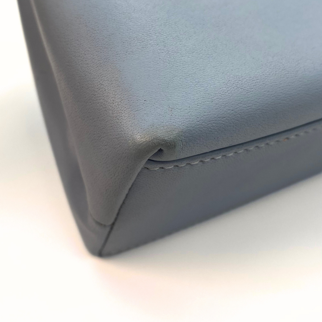 Helma, 5 Series Kelly Light Blue Lambskin with seal only