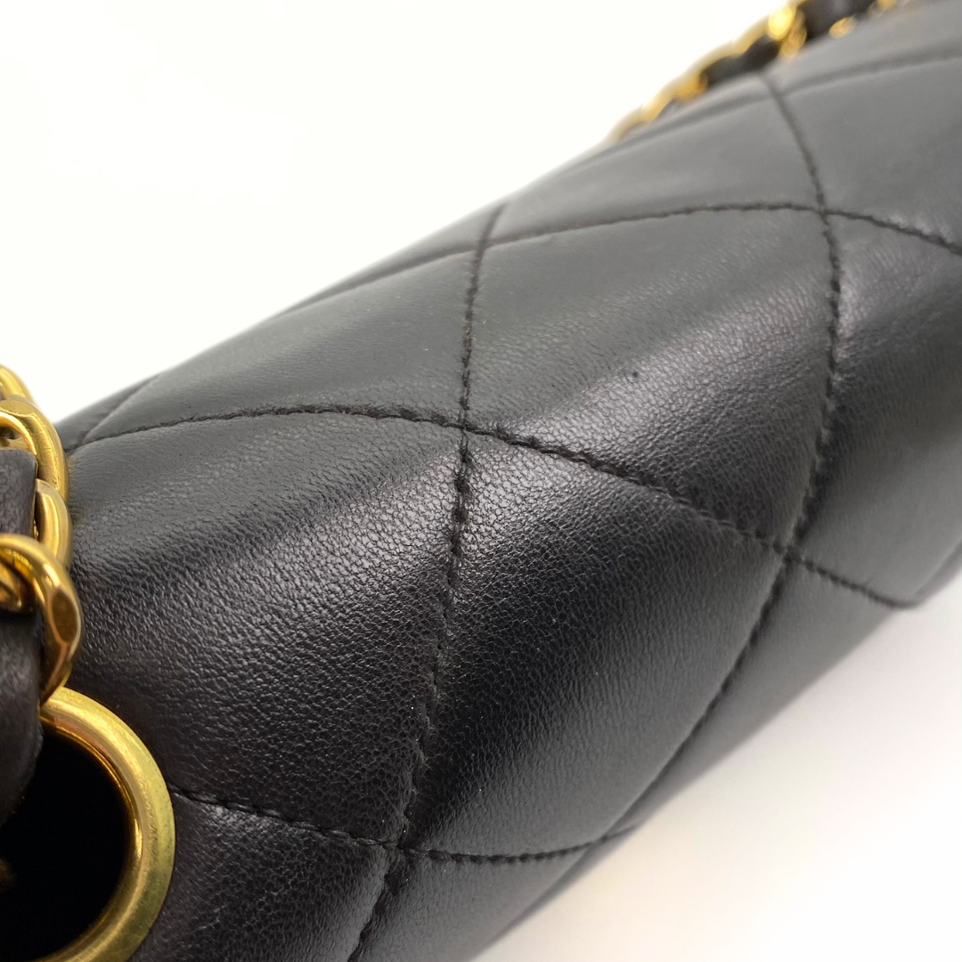 Sorenza, 2 Series Medium Diana Black Lambskin with seal and card