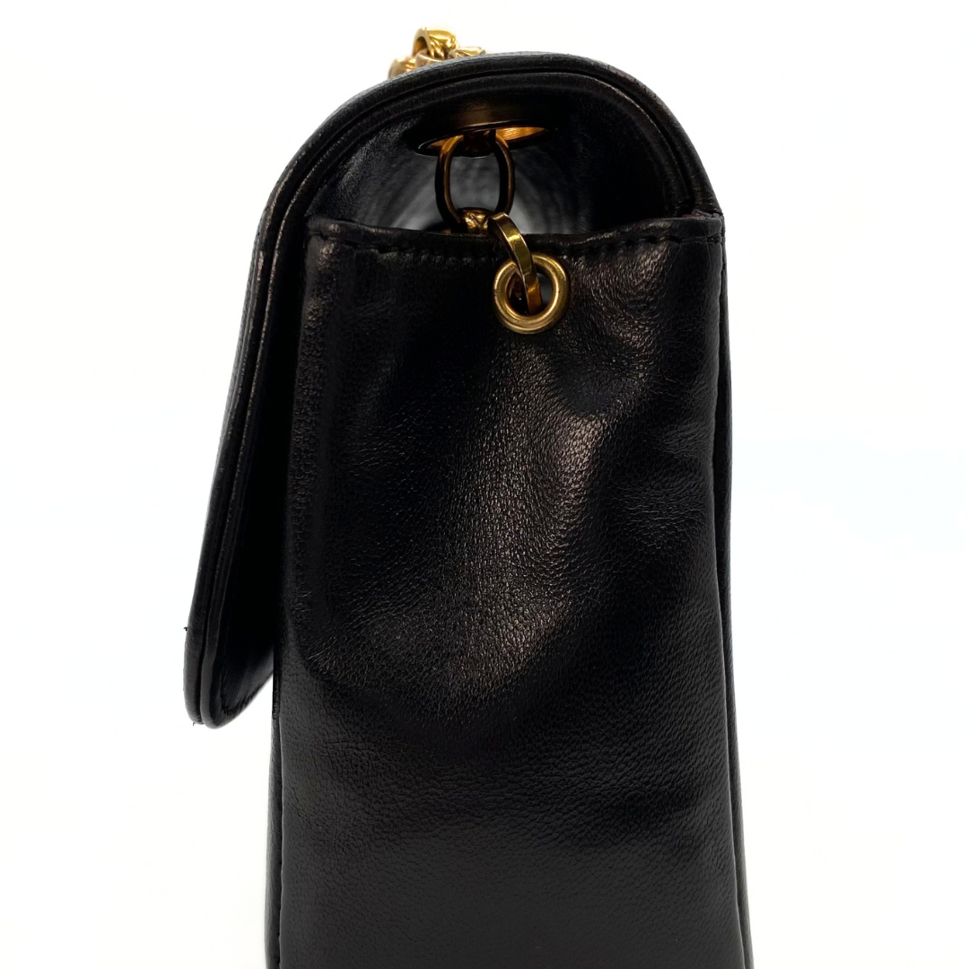 Lori, 2 Series Bijoux Chain Black Lambskin with seal only