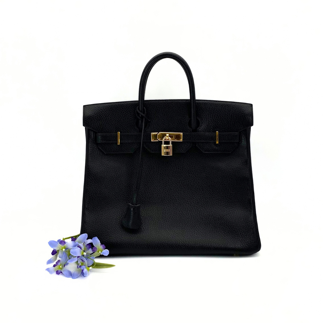 Ruri, 1996 Haut A Courroies 32 Black Ardennes Gold Hardware with stamp 〇Z
