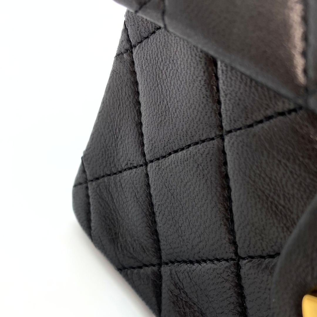 Michiru, 1 Series Square 17cm Black Lambskin with seal and card