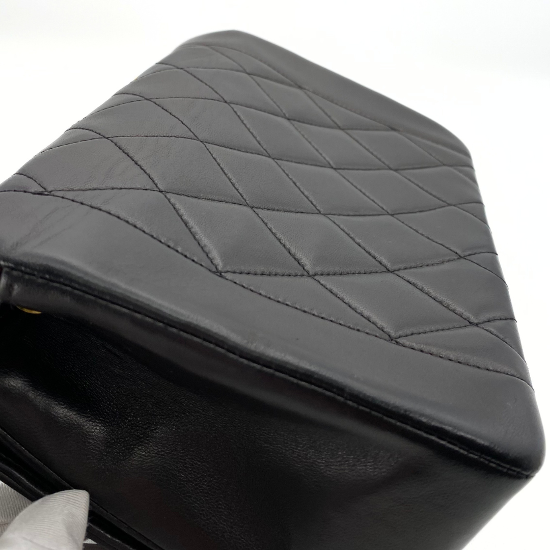 Solon, 3 Series Small Diana  Black Lambskin with seal only