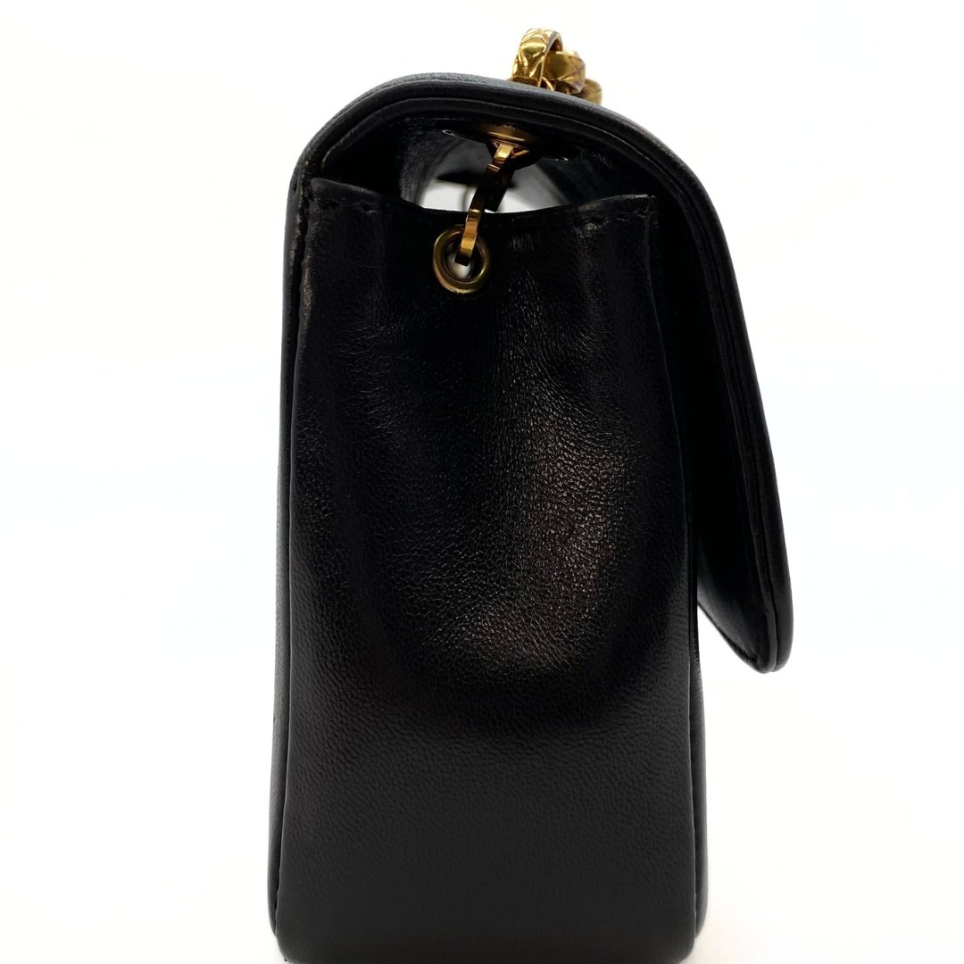Lori, 2 Series Bijoux Chain Black Lambskin with seal only