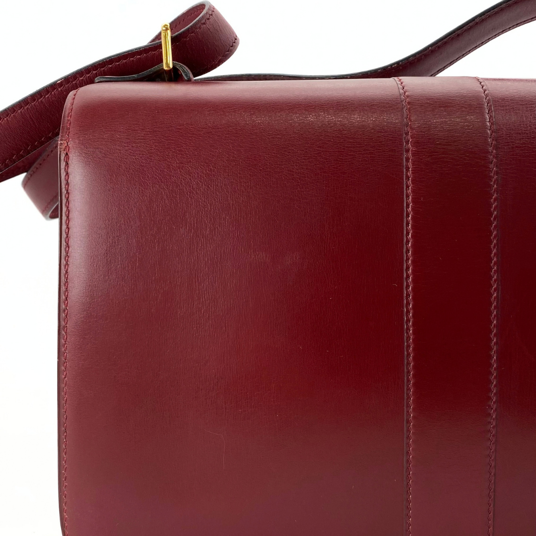 Akemi, 1976 Sorogne Rouge H Boxcalf Gold Hardware with stamp 〇F