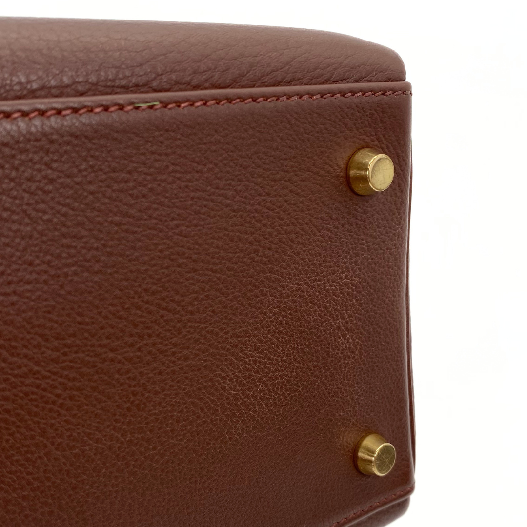 Tsubasa, 2000 Kelly 35 Retourne Marron Fonce Togo with stamp □D