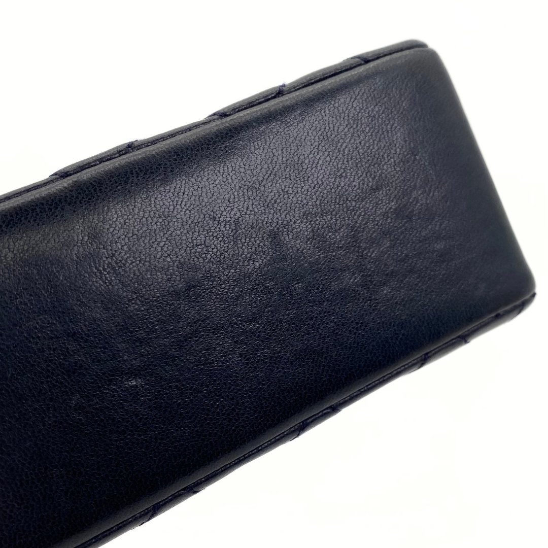 Rorik, 1 Series Mini Circle Coco Navy Lambskin with seal only
