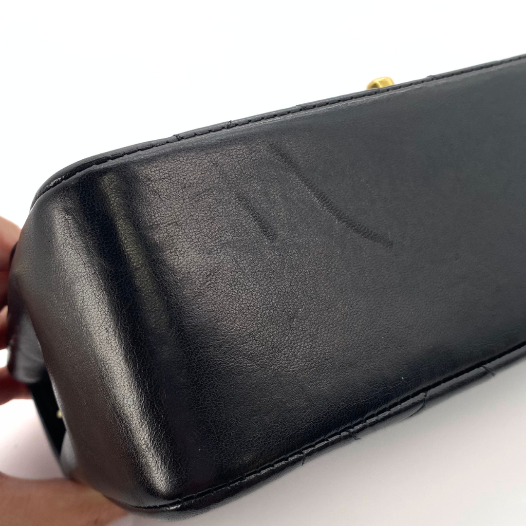 Kalina, 4 Series Small Diana Black Lambskin with seal and card