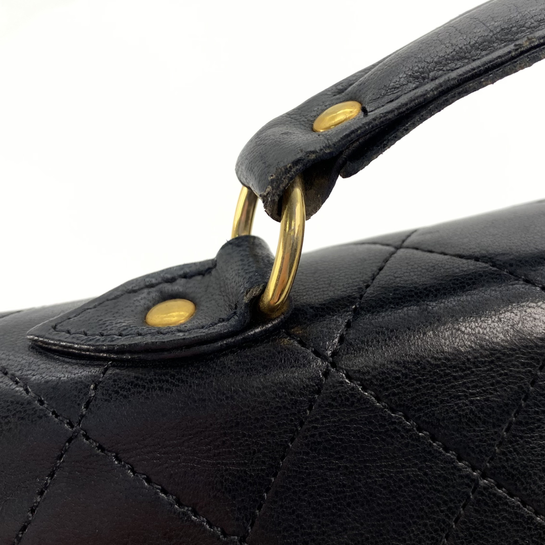 Aramis, 0 Series Matelasse Black Lambskin with seal only
