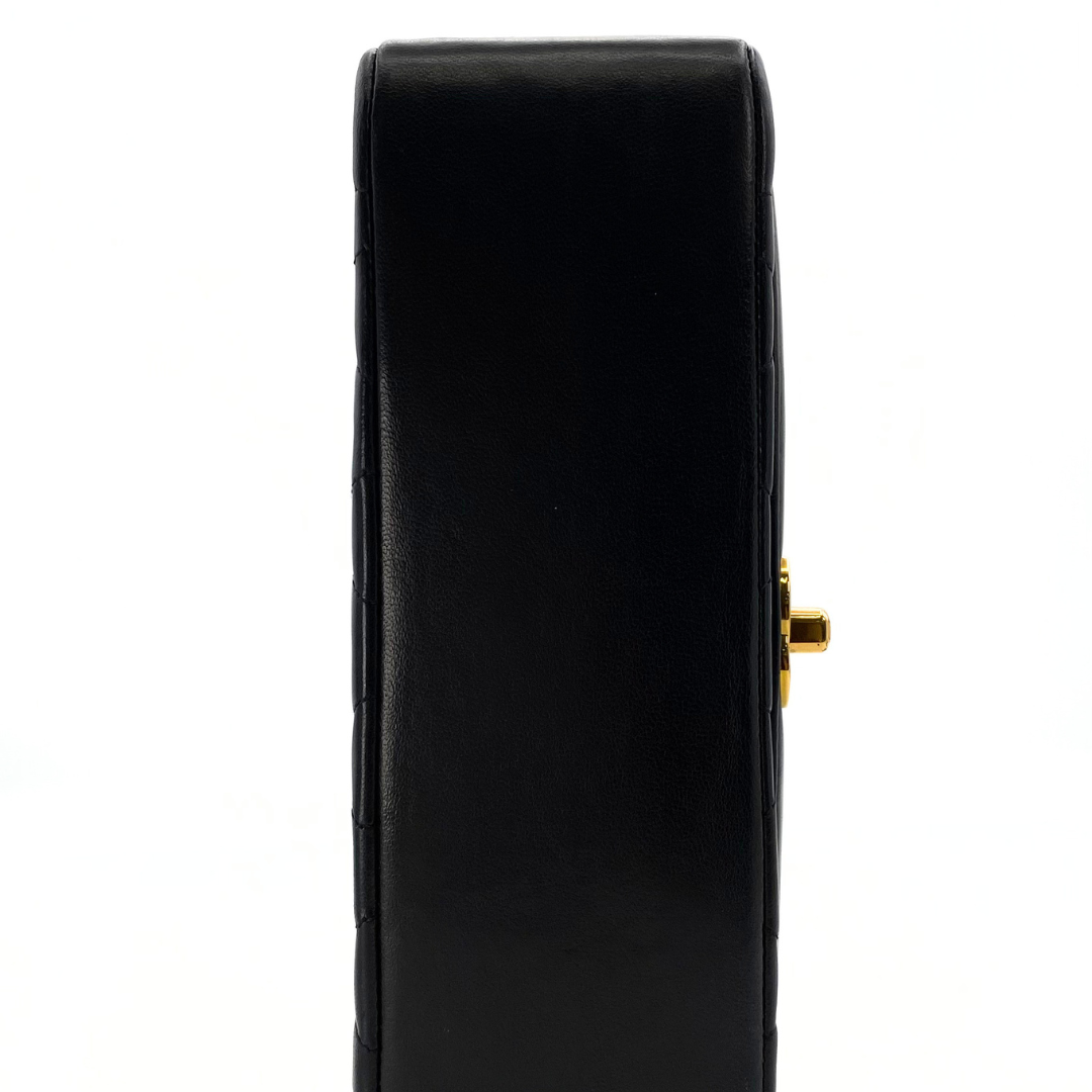 Solon, 3 Series Small Diana  Black Lambskin with seal only