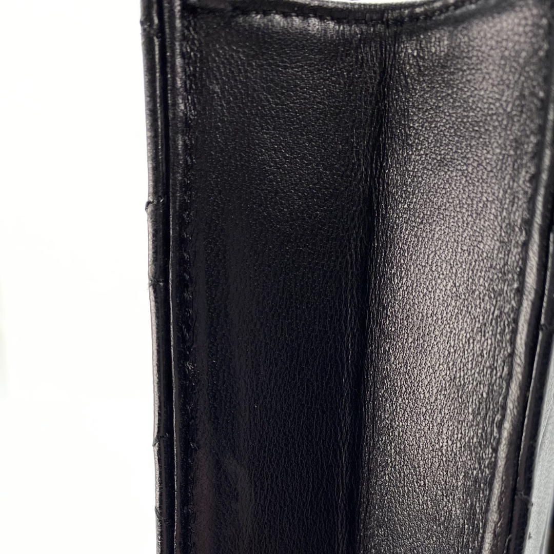 Aramis, 0 Series Matelasse Black Lambskin with seal only