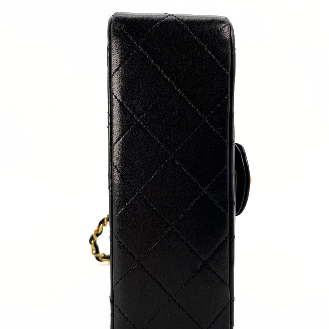 Alora, 0 Series Mini Square 17cm Black Lambskin with seal and card
