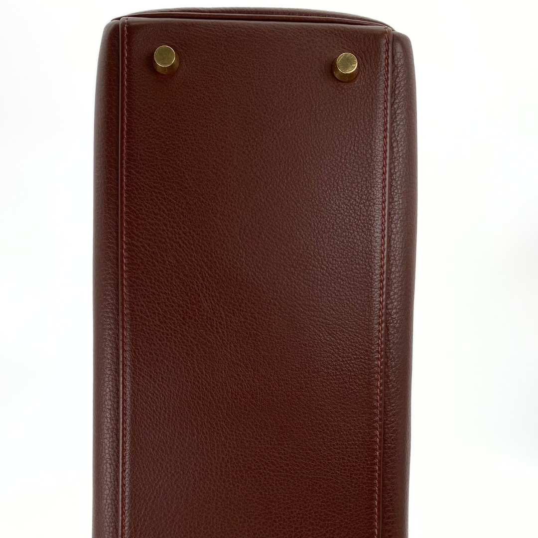 Tsubasa, 2000 Kelly 35 Retourne Marron Fonce Togo with stamp □D