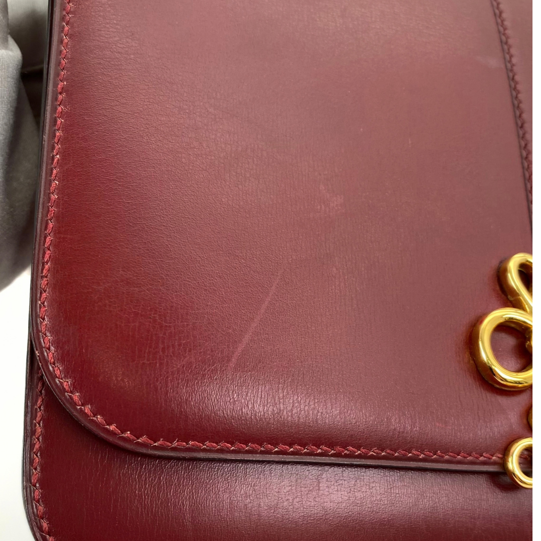 Akemi, 1976 Sorogne Rouge H Boxcalf Gold Hardware with stamp 〇F