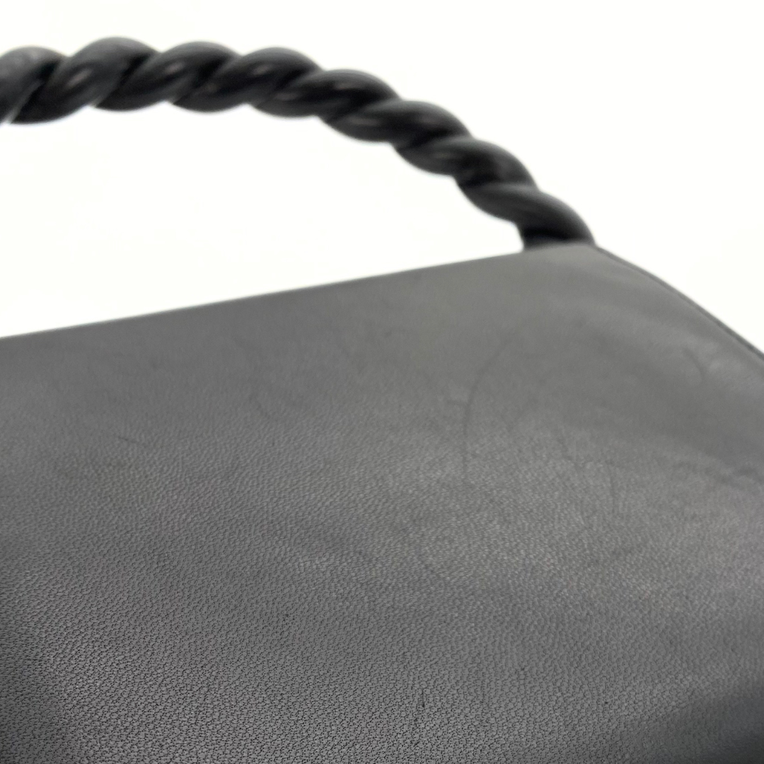 Makoto, 4 Series Turnlock Black Lambskin with seal and card