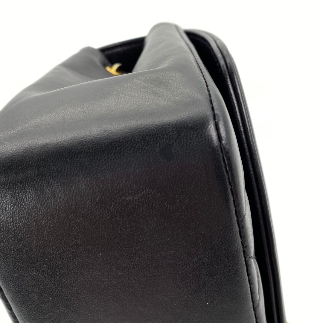 Kaori, 3 Series Small Diana Black Lambskin with seal and card