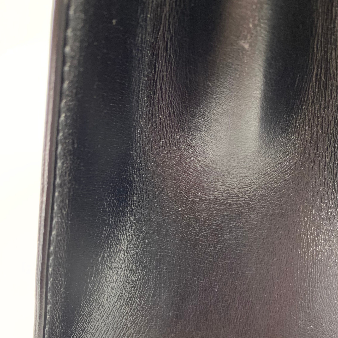 Riko, 1978 Kelly 28 Sellier Black Box Gold Hardware with stamp 〇H