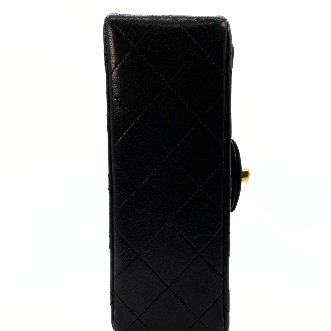 Michiru, 1 Series Square 17cm Black Lambskin with seal and card