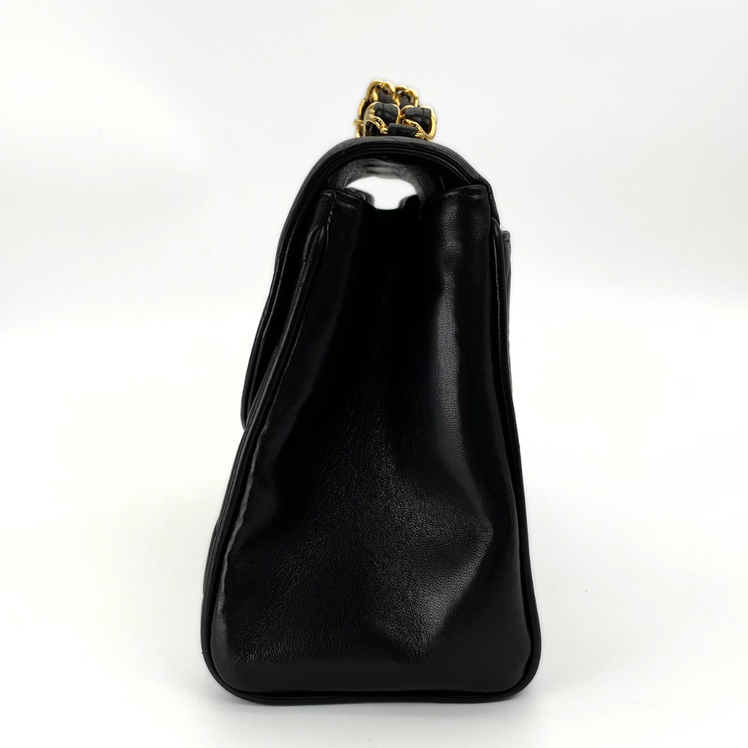 Mikoto, 3 Series Materasse Black Lamb Gold Hardware with seal and card