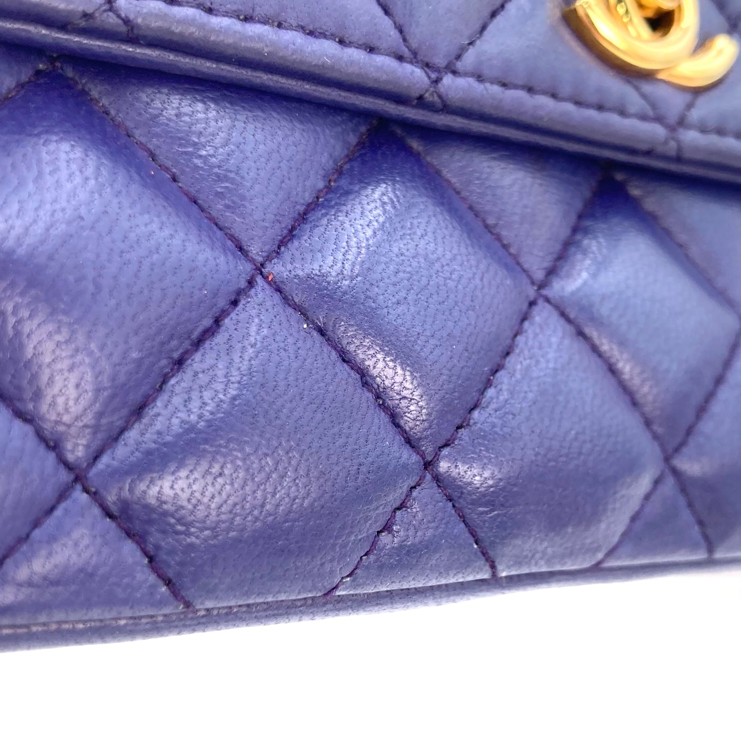 Nadia, 0 Series 20cm Mini Purple Lambskin with seal only