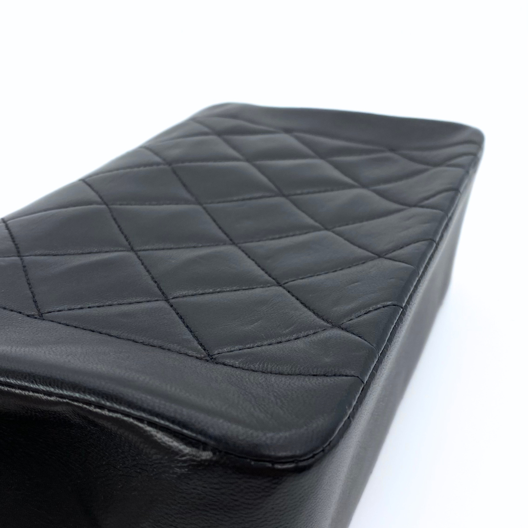 Sergey, 2 Series Small Diana Black Lambskin with seal and card
