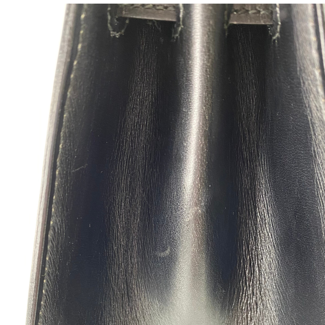 Riko, 1978 Kelly 28 Sellier Black Box Gold Hardware with stamp 〇H