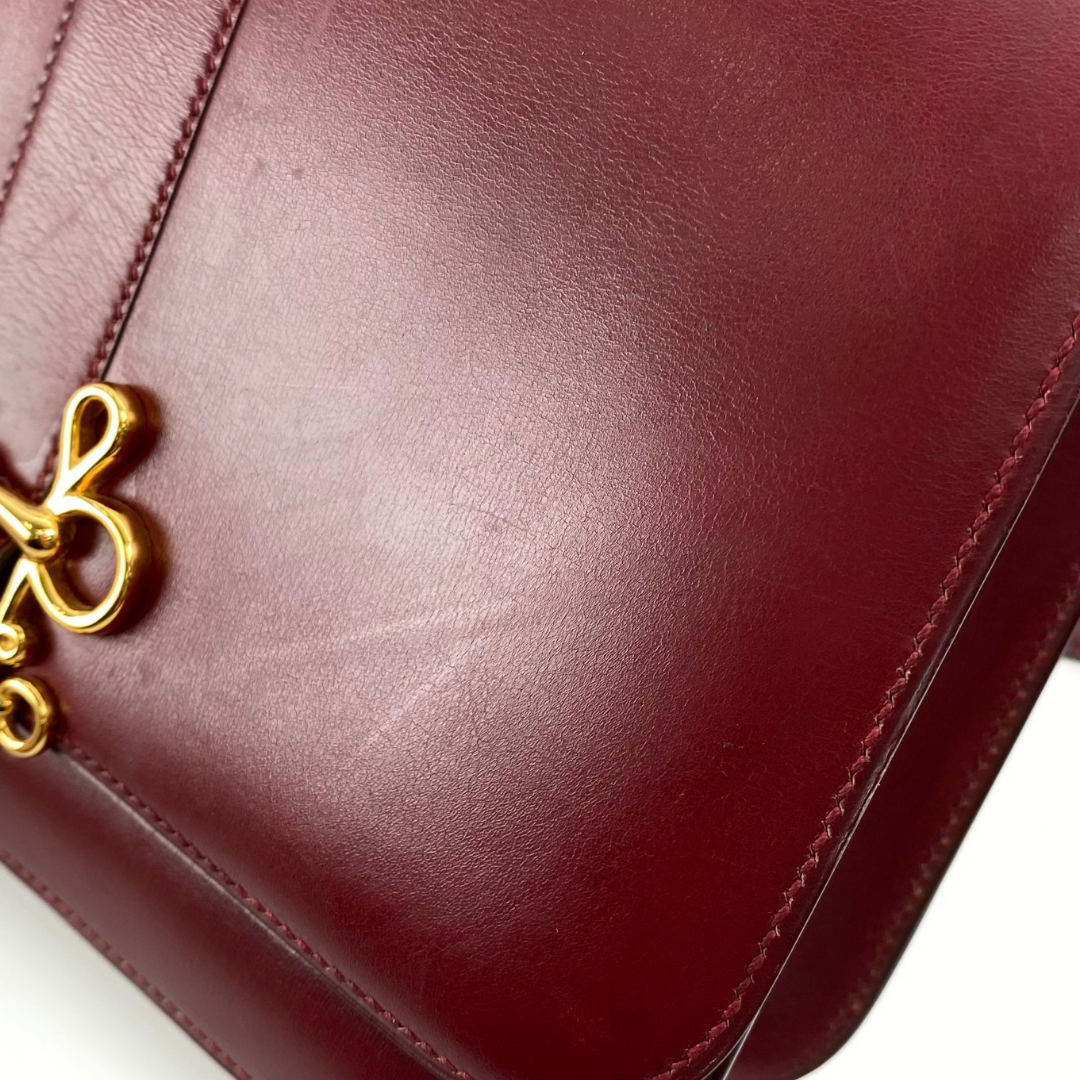Akemi, 1976 Sorogne Rouge H Boxcalf Gold Hardware with stamp 〇F