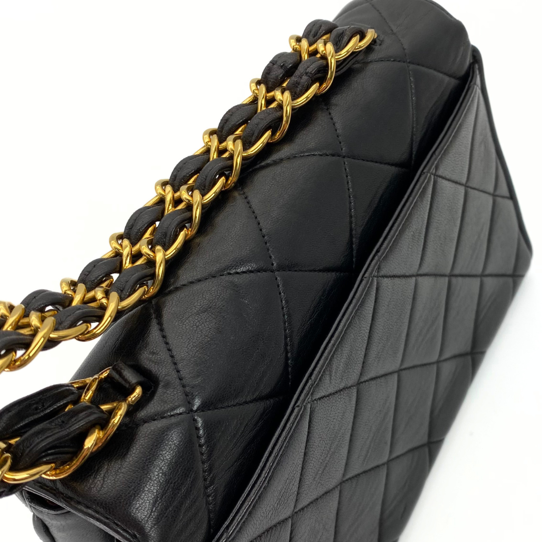 Mikoto, 3 Series Materasse Black Lamb Gold Hardware with seal and card