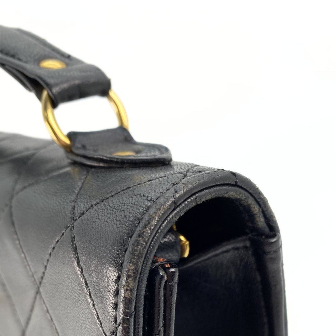 Aramis, 0 Series Matelasse Black Lambskin with seal only