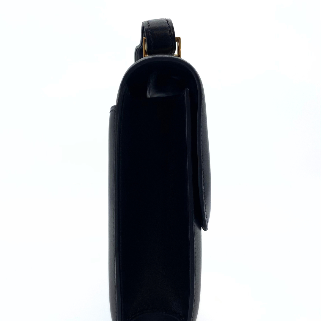 Lumi, 2003 Constance 23 Guilloche Black Boxcalf with stamp  □G