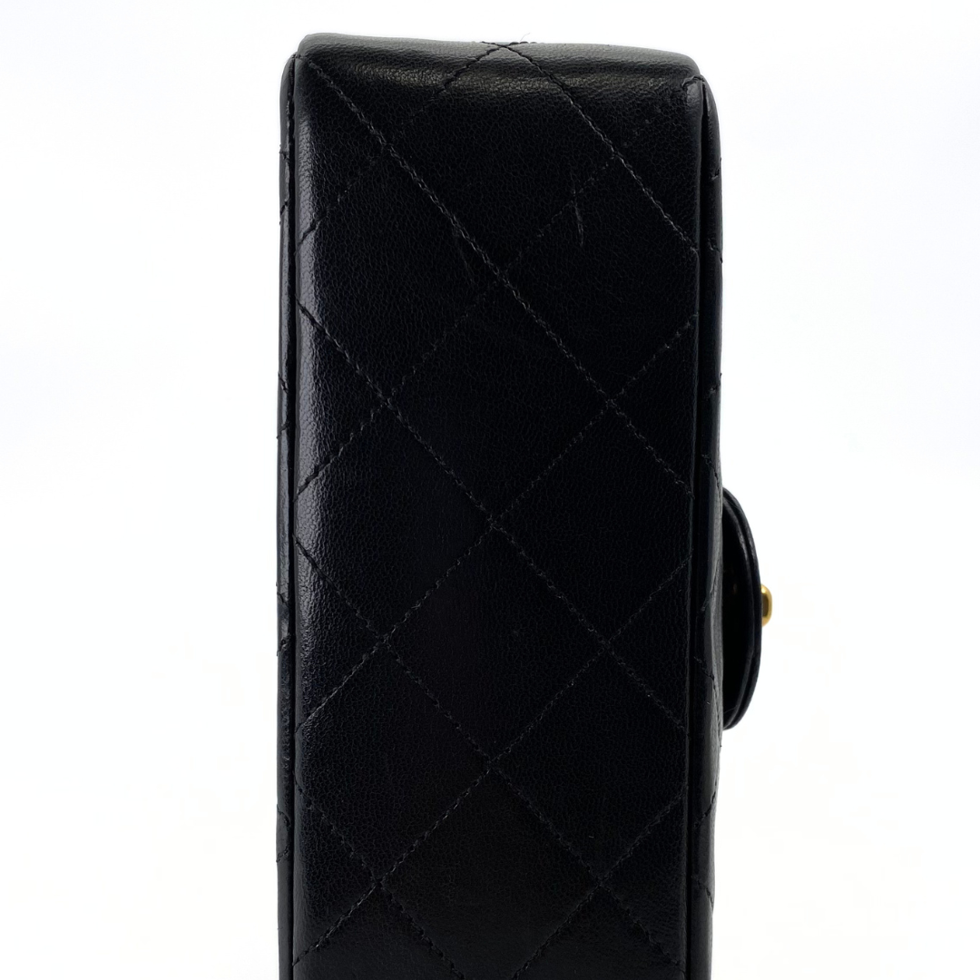Hayato, 2 Series Mini Sq17 Black Lambskin with Bijoux Chain with seal only