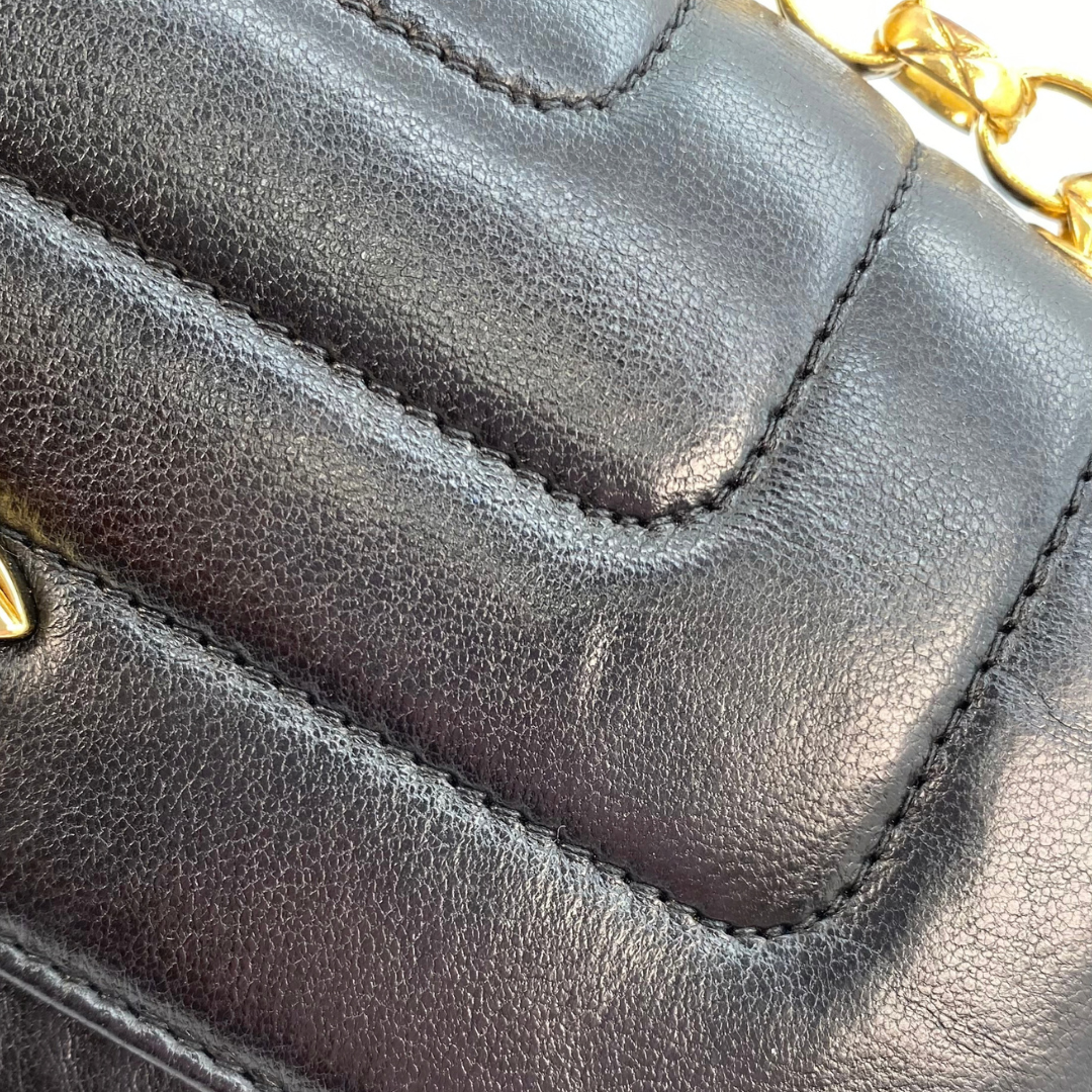 Lori, 2 Series Bijoux Chain Black Lambskin with seal only