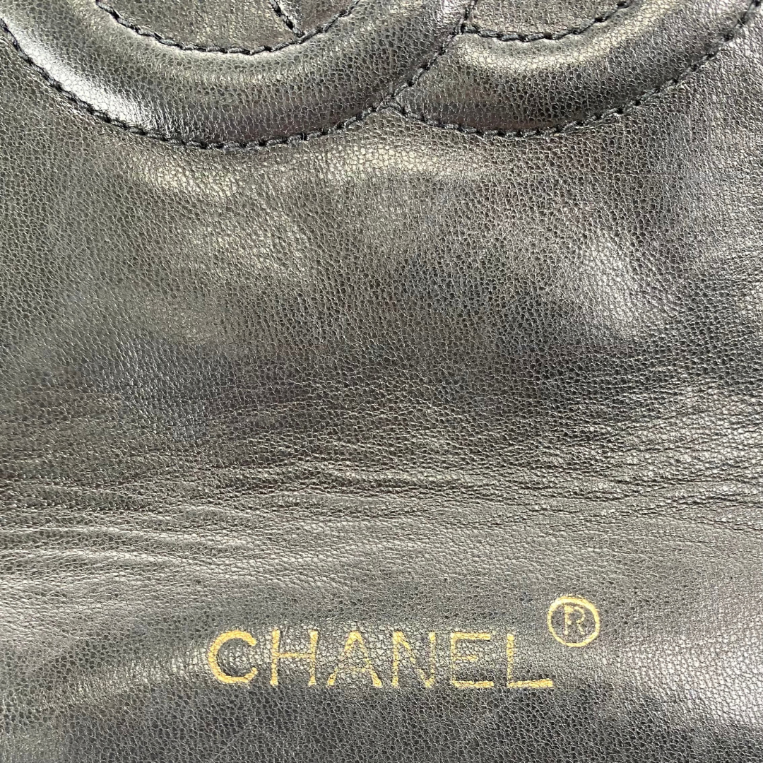 Kosei, 0 Series Half Moon Black Lambskin with seal and card
