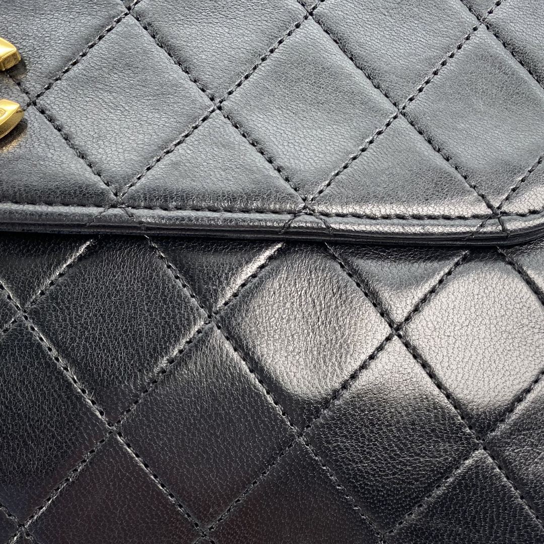 Aramis, 0 Series Matelasse Black Lambskin with seal only