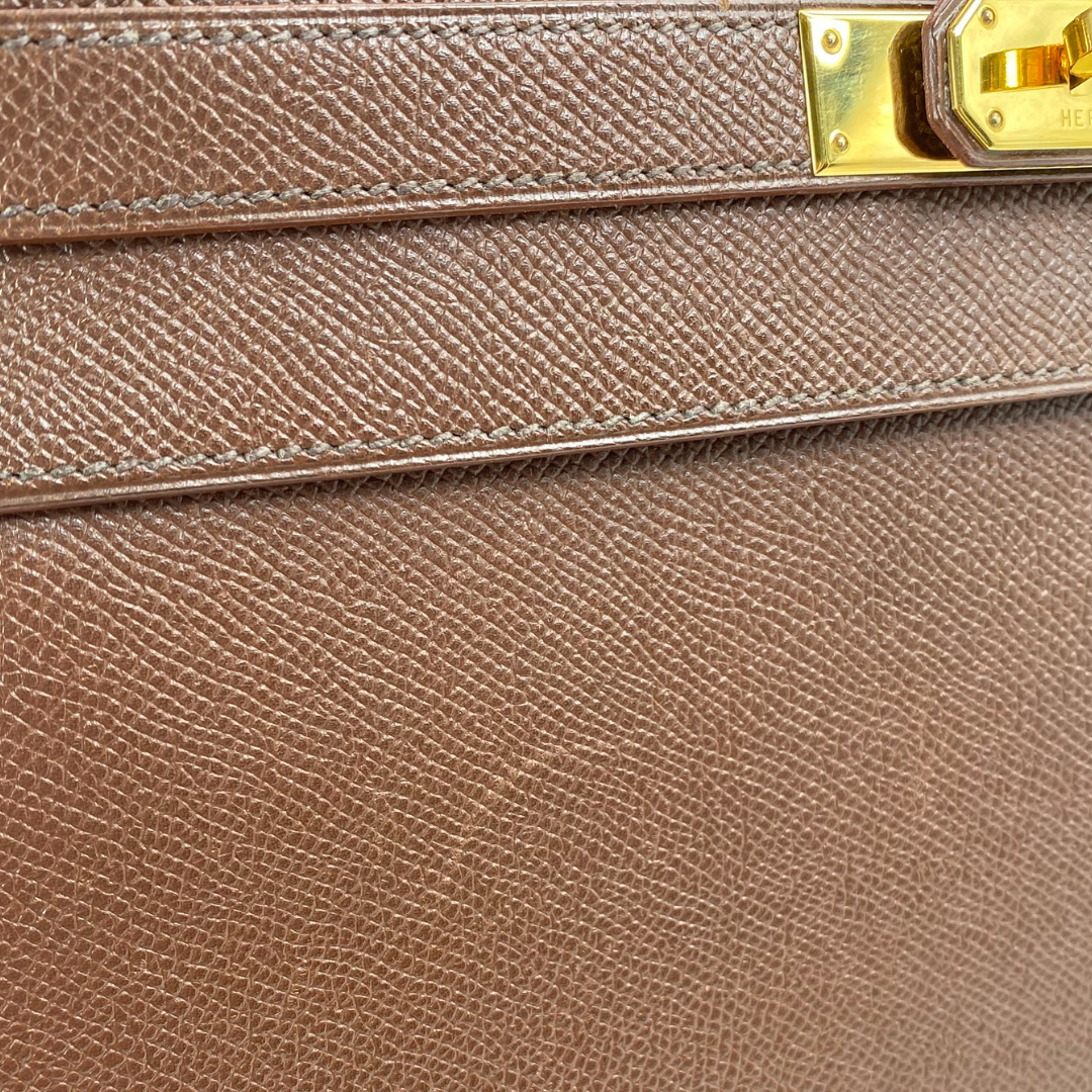 Axton, 1997 Kelly 32 Sellier Havane Courchevel with stamp □A