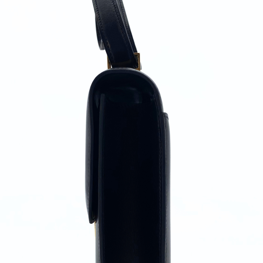 Lumi, 2003 Constance 23 Guilloche Black Boxcalf with stamp  □G