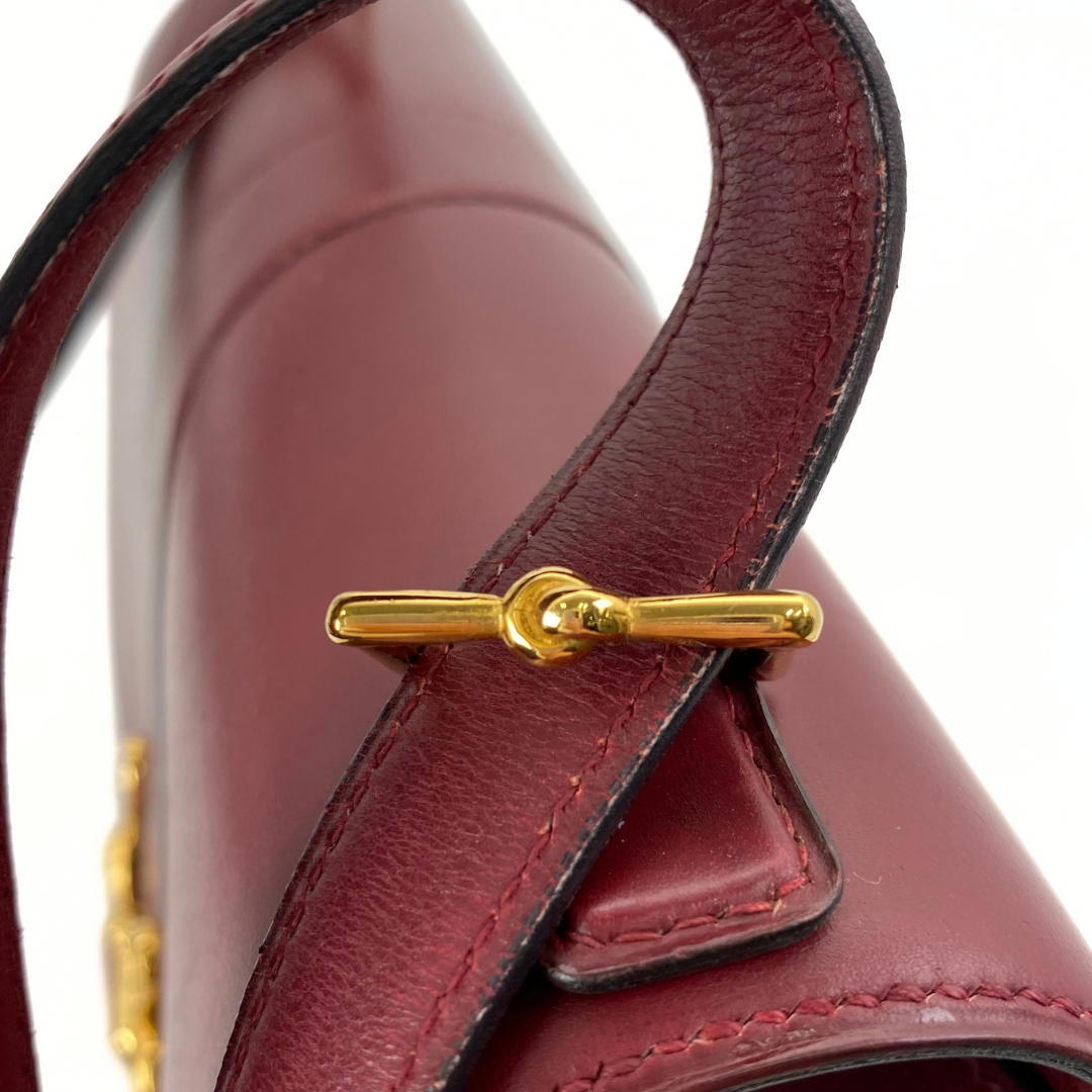 Akemi, 1976 Sorogne Rouge H Boxcalf Gold Hardware with stamp 〇F
