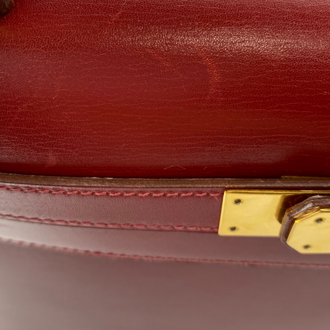 Renzo, 1992 Kelly 28 Sellier Rouge H Boxcalf with stamp 〇V