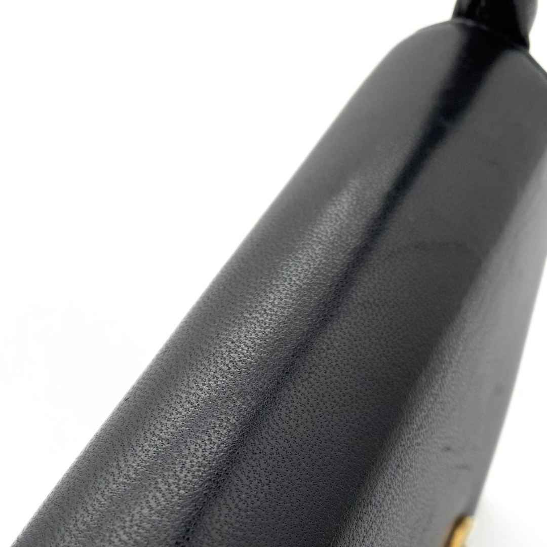 Makoto, 4 Series Turnlock Black Lambskin with seal and card