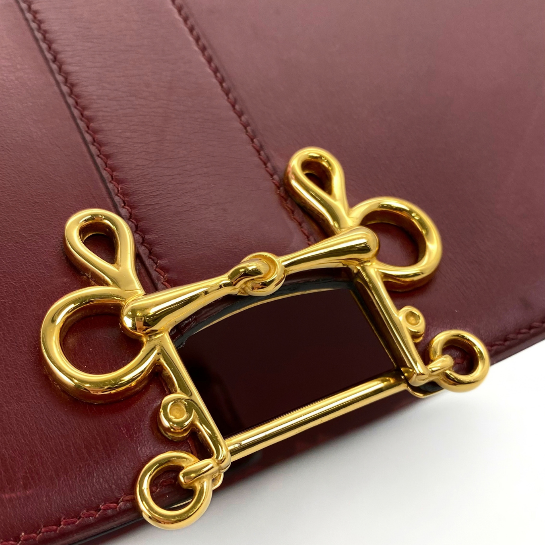 Akemi, 1976 Sorogne Rouge H Boxcalf Gold Hardware with stamp 〇F