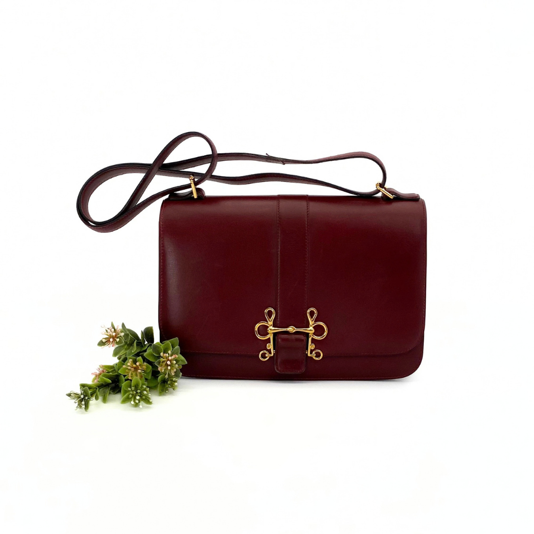 Akemi, 1976 Sorogne Rouge H Boxcalf Gold Hardware with stamp 〇F