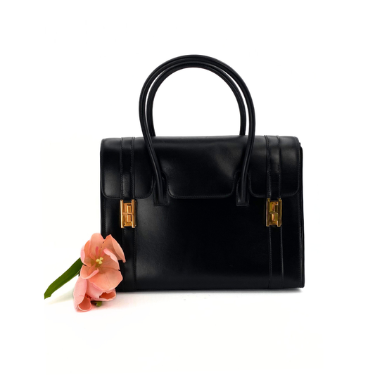 Caius, 1978 Drag 27 Black Boxcalf with stamp 〇H
