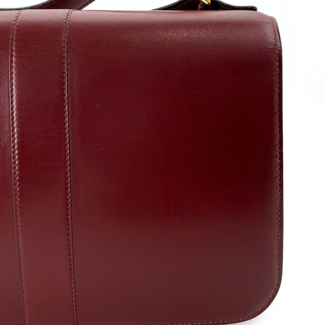 Akemi, 1976 Sorogne Rouge H Boxcalf Gold Hardware with stamp 〇F