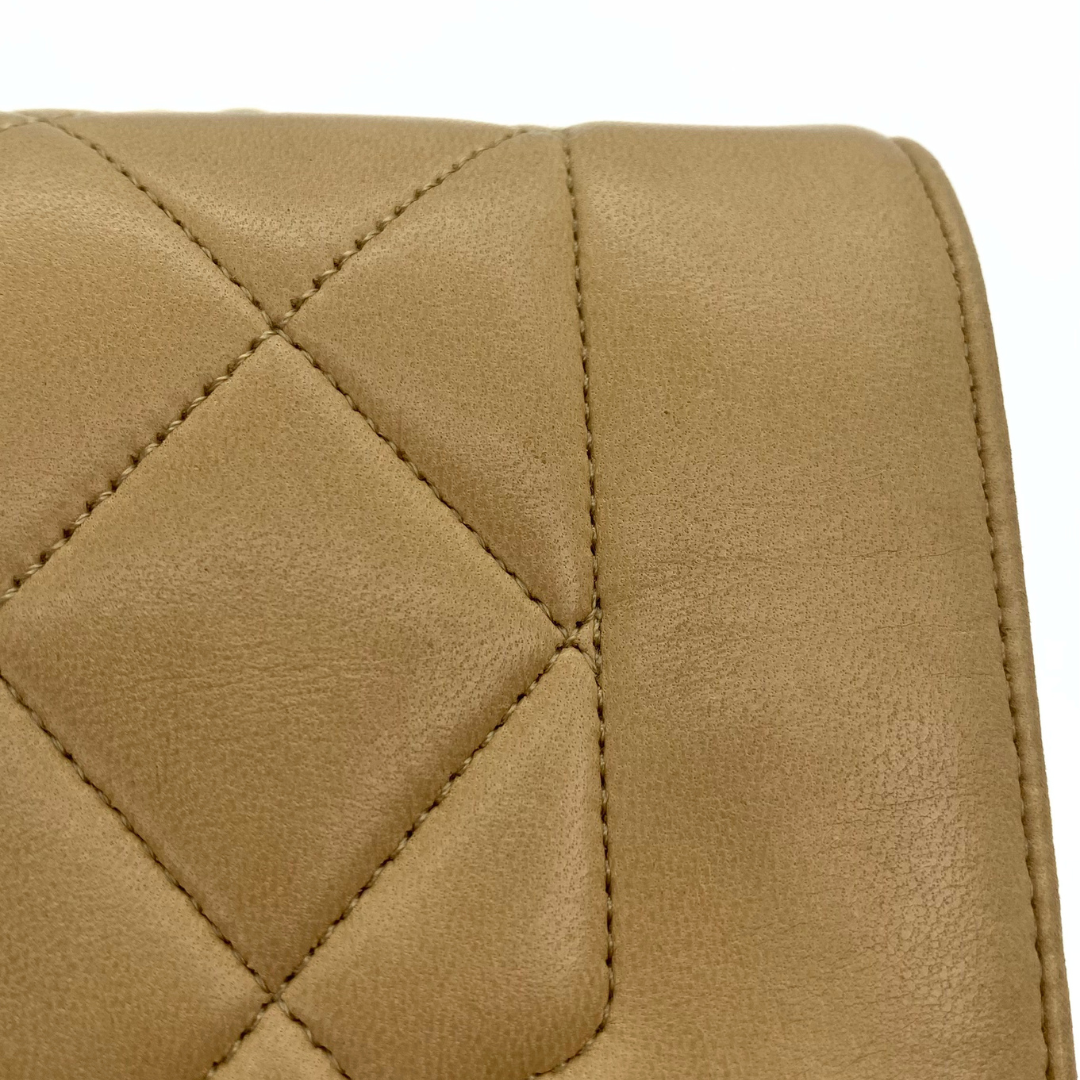 Omara, 2 Series Small Diana Beige Lambskin with seal and card