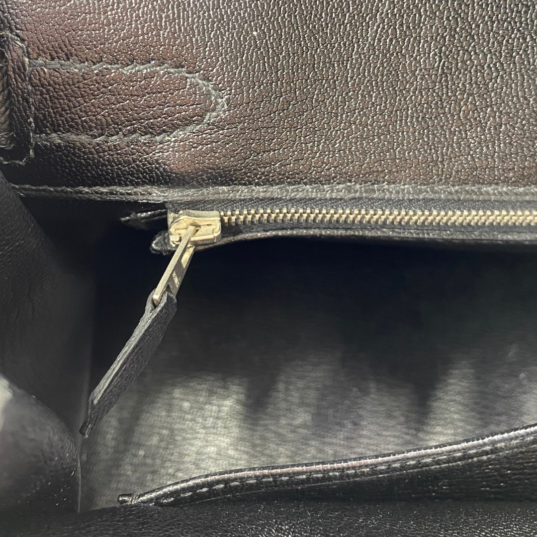 Neoma, 2016 Birkin 30 Black Veau Epsom Palladium Hardware with stamp X