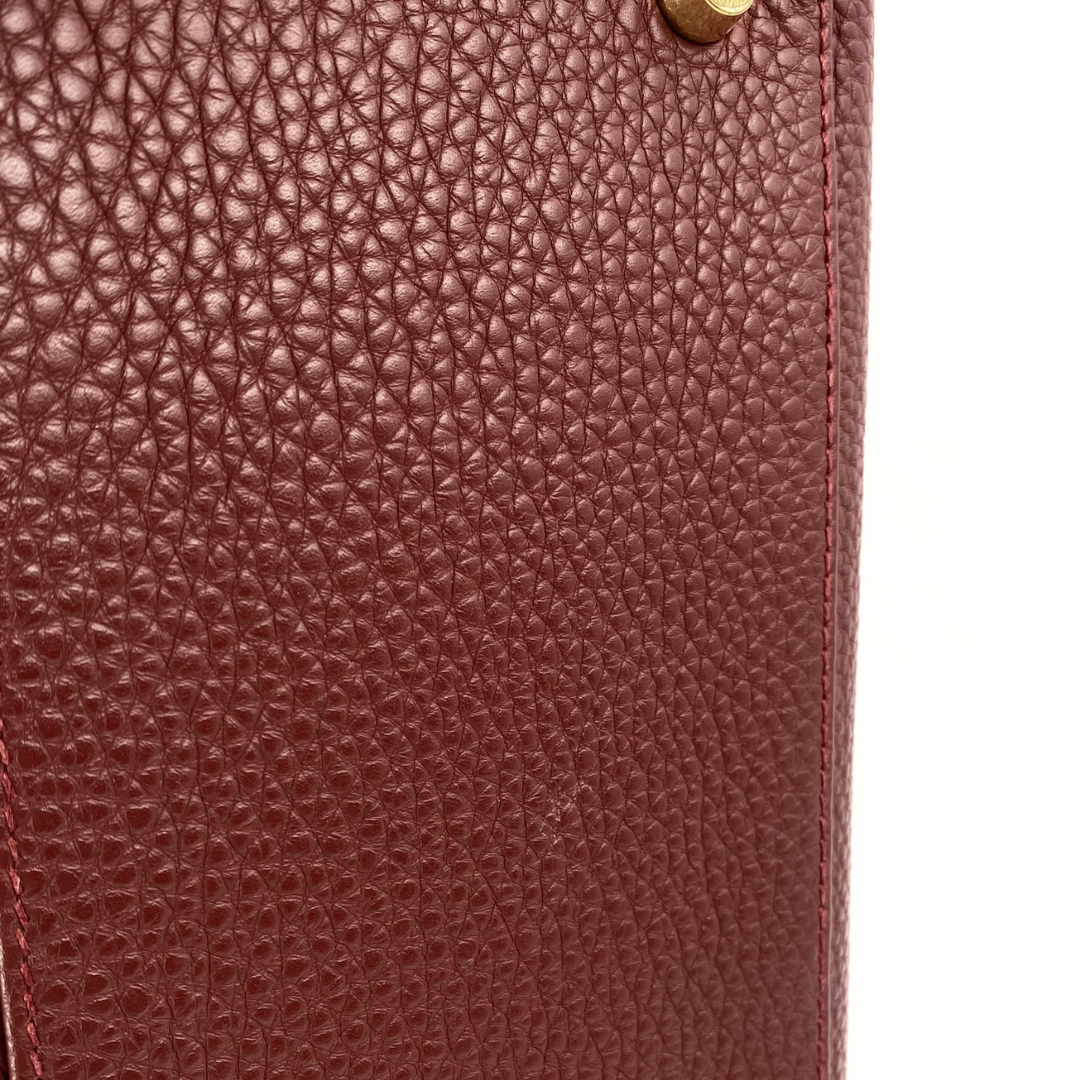 Rosalie, 2004 Kelly 28 Retourne Rouge H Togo with stamp □H