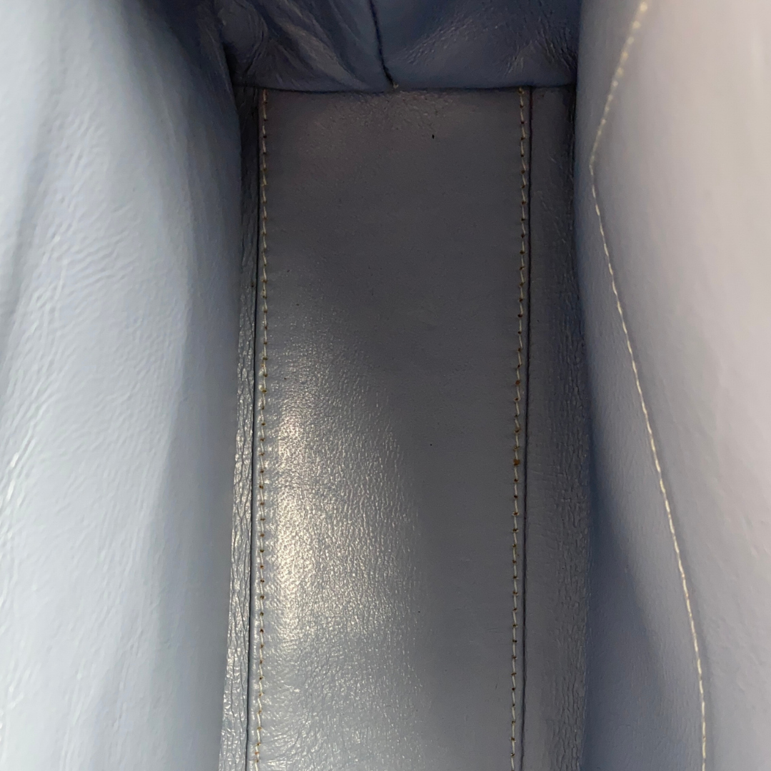 Helma, 5 Series Kelly Light Blue Lambskin with seal only